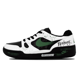 Nike Кроссовки для скейтбординга Full Force, мужские, низкие, белые/зеленые/черные fb1362-101(team31-男款苔陨星轨） | black green