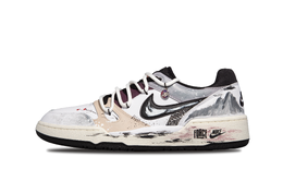 Nike Кроссовки для скейтбординга Full Force, низкие, мужские, белые, серые fb1362-101(team774-轻山云鹤） | white gray