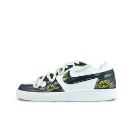 Nike Кроссовки для скейтбординга EBERNON Auscious Clouds Treading On The Moon, износостойкие, низкие, мужские, черно-белые aq1775-100（team1249-祥云踏月） | black white
