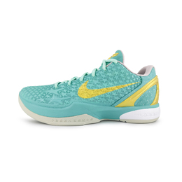 Nike Баскетбольные кроссовки Zoom Kobe 6 с амортизацией, износостойкие, низкие, мужские, зеленые fq3546-100（team258-自由女神金勾） | green