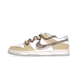 Nike Кроссовки для скейтбординга Dunk Low Top, белые, мужские dd1391-103（team1054-沙丘掠影） | white