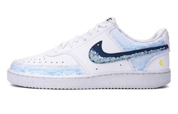 Nike Кроссовки для скейтбординга Court Vision 1 Low Top, мужские, белые, синие dh2987-101（team1141蓝梦绘影） | white blue
