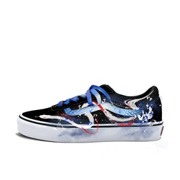 Vans Износостойкие низкие кроссовки Ward для скейтбординга, мужские, сине-белые vn0a36emc4r(team613-蛇舞红绫) | blue