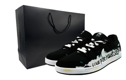 Nike SB Alleyoop Independent Declaration, износостойкие низкие кроссовки для скейтбординга, мужские, черные cj0882-001(team42-独立宣言男款特殊礼盒) | black