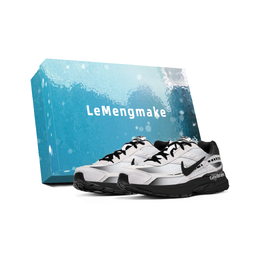 Nike Кроссовки для бега Initiator с амортизацией, дышащие, с поддержкой, низкие, мужские, белые 394055-100(team399-雾夜黑溯s-box) | white