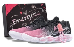 Nike Баскетбольные кроссовки Hyperdunk Dreamy Realm 2017 года, износостойкие, низкие, мужские, цвет: черный, розовый 897637-001（team144-梦幻奇域） | black pink