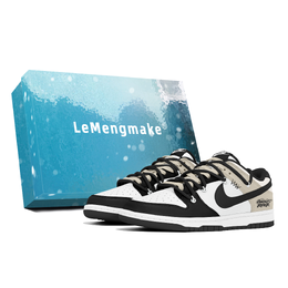Nike Кроссовки для скейтбординга Dunk Lemon Joy, износостойкие, белые, мужские dd1391-100(team778-熊米风暴s-box) | white