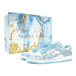 Nike Кроссовки для скейтбординга Dunk, износостойкие, низкие, мужские, светло-синие dv0833-106(team537-深海波光lucky蓝) | light blue