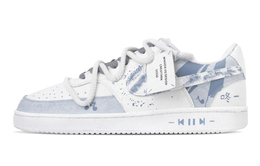 Nike Кроссовки для скейтбординга Court Vision 1 Indigo Sea Mist, износостойкие, низкие, мужские, цвет белый, синий dh2987-101(team529-靛海雾语) | white blue