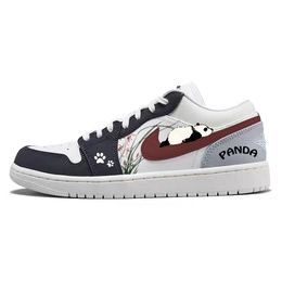 Jordan Баскетбольные кроссовки Air 1 Vintage, низкие, мужские, белые/серые io2242-101(team56-趴趴熊猫) | white