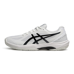 Asics Кроссовки для бадминтона COURT HUNTER FF с противоскользящим покрытием, мужские, белые, черные 1071a111-101 | white/black