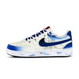 Nike Кроссовки Court Vision 1 Cerulean Promise, износостойкие, низкие, для скейтбординга, мужские, сине-белые dm1187-101(team660-蔚蓝之约） | blue white