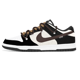 Nike Кроссовки для скейтбординга Dunk, износостойкие, низкие, мужские, черно-белые dd1391-100(team778-沙漠遗址) | black white