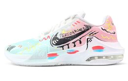 Nike Баскетбольные кроссовки Air Max Impact 4 с низким верхом, устойчивые к истиранию, мужские, сине-розовые dm1124-100(team1053-碧空幻影) | blue pink
