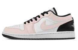 Jordan Баскетбольные кроссовки Air 1 Berry Cheesecake Shock Absorbers Low Top Vintage, мужские, белые, розовые 553558-132(team683-莓莓芝芝) | white pink
