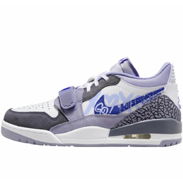 Jordan Баскетбольные кроссовки Legacy 312 Blueberry Storm, износостойкие, низкие, винтажные, мужские, белые, синие, фиолетовые cd7069-108(team307-蓝莓风暴) | white blue purple