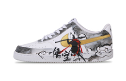 Nike Кроссовки Court Vision 1 Black Goku, износостойкие, низкие, для скейтбординга, мужские, Danqing Color dh2987-101(team1171-黑悟空-单鞋带） | cyan