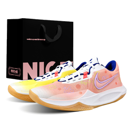 Nike Баскетбольные кроссовки Precision 6 с низким верхом, устойчивые к истиранию, мужские, розово-желтые hv1796-141(team1053-泡泡糖狂想cbox) | pink yellow