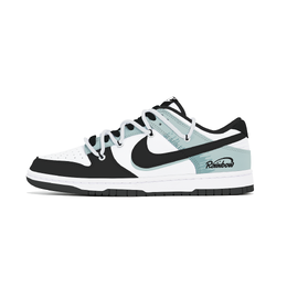 Nike Кроссовки для скейтбординга Dunk, износостойкие, низкие, мужские, сине-черные dd1391-100(team778-墨渊青屿) | black blue