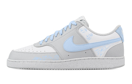 Nike Кроссовки Court Vision Kunlun Ice Yi с низким верхом, устойчивые к истиранию, мужские, белые, синие hm9862-002(team773-昆仑冰夷) | light blue