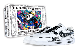 Nike Кроссовки Court Vision 1 Fairyland, Inkstone, износостойкие, низкие, для скейтбординга, мужские, черно-белые dh2987-101(team257-砚台r-box) | black white