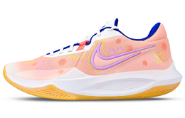 Nike Баскетбольные кроссовки Precision 6 с низким верхом, устойчивые к истиранию, мужские, розово-желтые hv1796-141(team1053-泡泡糖狂想) | pink yellow