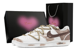 Nike Кроссовки Court Vision 1 Taste A Bit Of Bitterness, износостойкие, низкие, для скейтбординга, мужские, темно-хаки dh2987-101(team1171-浅尝苦味-礼盒） | dark khaki