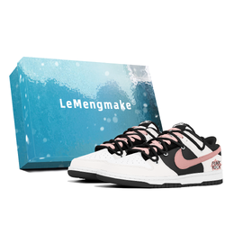 Nike Кроссовки для скейтбординга Dunk Lemon Joy, износостойкие, белые, мужские dd1391-100(team778-黑粉暴击s-box) | white
