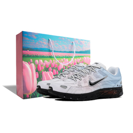 Nike Кроссовки мужские P 6000 Shock Absorbers Low Top, цвет синий розовый cd6404-107(team1150-霓虹-box) | blue pink
