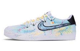Nike Кроссовки Court Shot Sparkling Neon, износостойкие и легкие, низкие, для скейтбординга, мужские, белого, желтого и синего цветов fq8146-104(team864-闪烁霓虹) | white yellow blue