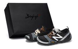 New Balance Кроссовки для бега MT10 с низким верхом, устойчивые к истиранию, мужские, цвет: черный, белый, серый mt10oac(team80-男款星夜流线s-box) | black white gray