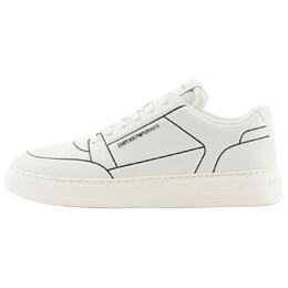 Emporio Armani Низкие кроссовки для скейтбординга, мужские, белые em002852af18014m0017 | white
