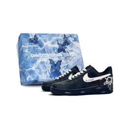 Nike Кроссовки Air Force 1 для скейтбординга, износостойкие, низкие, мужские, черно-белые cw2288-001(team188-小行星s-box) | asteroid box (black)
