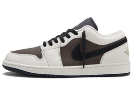 Jordan Кроссовки Air 1 Kelorie Low Top мужские, черные, белые, коричневые ih0649-021(team990-可露丽) | black white brown