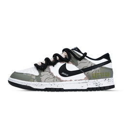 Nike Низкие кроссовки для скейтбординга Dunk Rainforest Adventures, мужские, белые, зеленые hf5441-100(team1001-雨林探险） | white green