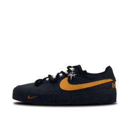 Nike Кроссовки Court Shot Orange & Feather, износостойкие, низкие, для скейтбординга, мужские, черные, белые, оранжевые fq8146-001（team931-橙星羽） | black white orange