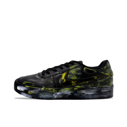 Nike Кроссовки Court Shot Dark Gold Ink Splatter, устойчивые к истиранию, низкие, для скейтбординга, мужские, черно-золотые fq8146-001(team646-暗金泼墨） | black gold