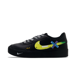Nike Кроссовки для скейтбординга Court Shot, мужские, низкие, цвет: черный/желтый/синий fq8146-001(team646-创口贴） | black yellow blue
