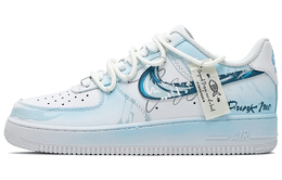 Nike Кроссовки Air Force 1 для скейтбординга, износостойкие, белые, синие, мужские cw2288-111（team260-潮汐鱼影qd） | white blue