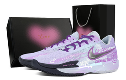 Nike Баскетбольные кроссовки Air Zoom GT Cut Academy, низкие, белые, мужские fb2598-002(team773-禁止微笑-爱心礼盒) | purple blue