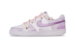 Nike Кроссовки Court Vision 1 Clouds для скейтбординга, износостойкие, низкие, мужские, фиолетово-серые dh2987-101(team1171-朵朵云） | violet