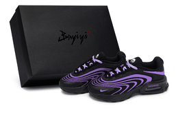 Nike Air Max Fire Aether Purple, износостойкие повседневные низкие кроссовки Special Shoe Box, мужские, черно-фиолетовые if2621-001(team80-男款极空紫s-box) | black purple