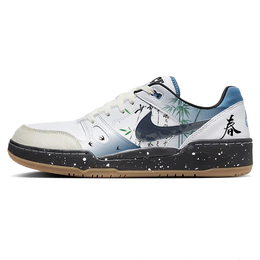 Nike Кроссовки для скейтбординга Full Force, мужские, низкие, черно-белые hj7262-100(team56-泼墨春意) | white blue