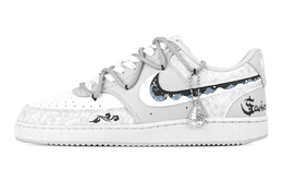 Nike Кроссовки Court Vision Redeemer для скейтбординга, износостойкие, низкие, мужские, белые, серые hm9862-002(team773-救赎者) | white gray