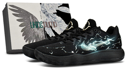 Nike Баскетбольные кроссовки Hyperdunk 2017, износостойкие, низкие, черные, мужские ih0634-070（team845蓝闪-box） | black