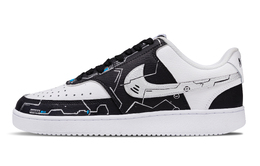 Nike Кроссовки Court Victory Punk, износостойкие, низкие, для скейтбординга, мужские, черно-белые cd5463-101（team1307-赛博觉醒） | slightly dark