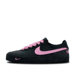 Nike Кроссовки для скейтбординга Court Shot Pink Star Rhythm, износостойкие, низкие, мужские, черно-розовые fq8146-001（team931-粉星韵） | black pink