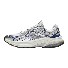 Anta Кроссовки для бега из коллекции Running Collection. Амортизирующие, износостойкие, низкие, повседневные, мужские, белые, серебристые 912535595-3 | white silver