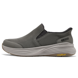 Skechers Кроссовки GO WALK Slip-on Flash с нескользящей подошвой, мужские, темно-серо-коричневые, цвета умбры 217000-dktp | dark taupe umber