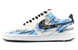 Nike Износостойкие и легкие низкие кроссовки для скейтбординга Court Vision 1, мужские, сине-белые dm1187-101(team537-深海之息) | blue white